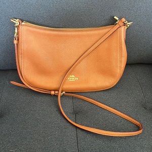 Coach Tan/Carmel Cross-Body Purse